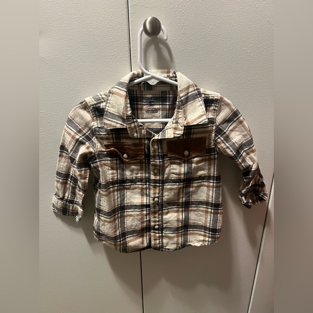 Osh kosh button up long sleeve shirt